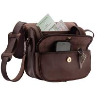 Sac a cartouches de chasse en cuir country sellerie marron2