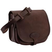 Sac a cartouches de chasse en cuir country sellerie marron3