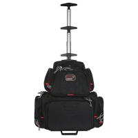 Sac a dos et stand gps a roulettes pour 4 armes de poing