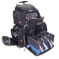 Sac a dos et stand gps a roulettes pour 4 armes de poing1