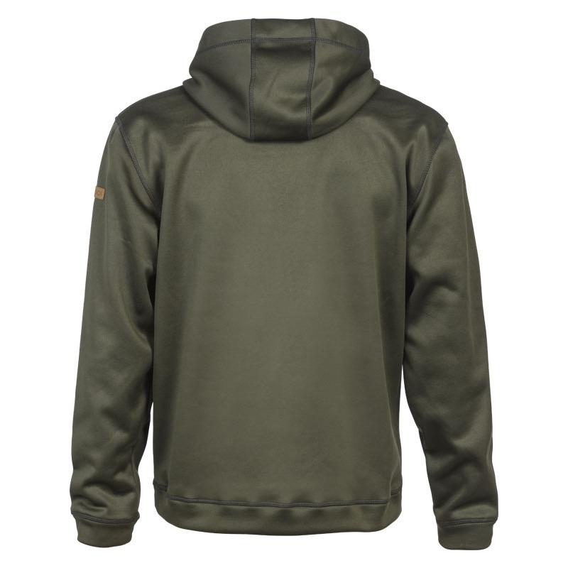 Sweat a capuche de chasse percussion kaki pour la chasse
