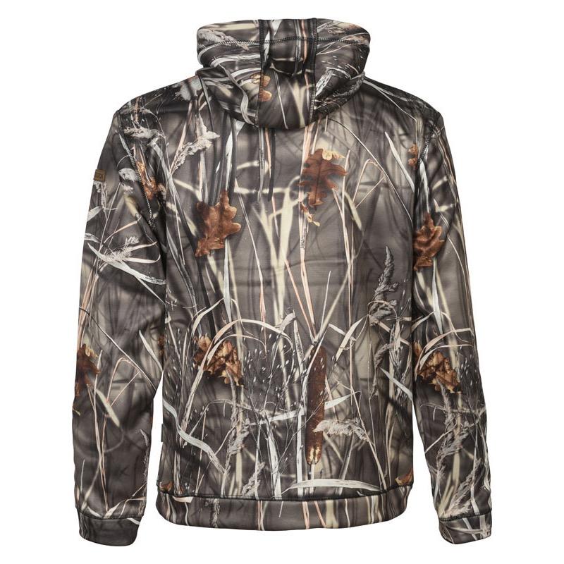 Sweat a capuche de chasse percussion wet camo