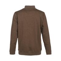 Sweat col montant marron dos