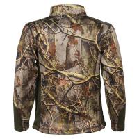 Sweat shirt de chasse zippe percussion enfant forest evo1