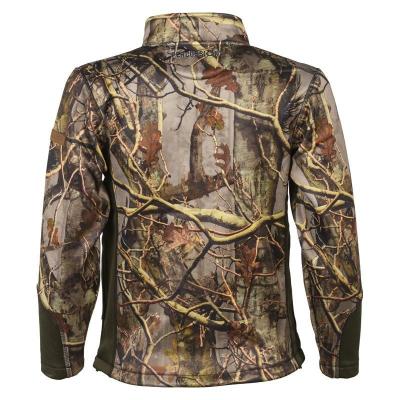 Sweat shirt de chasse zippe percussion enfant forest evo