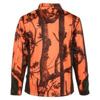 Sweat shirt zippe percussion blaze camouflage orange1