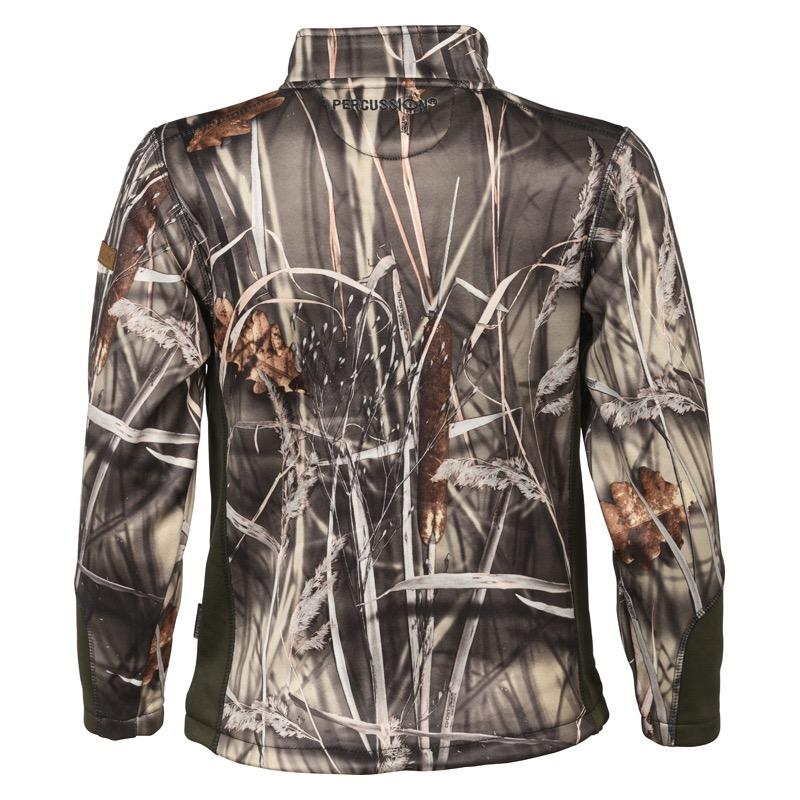 Sweat shirt zippe percussion enfant wet camouflage1