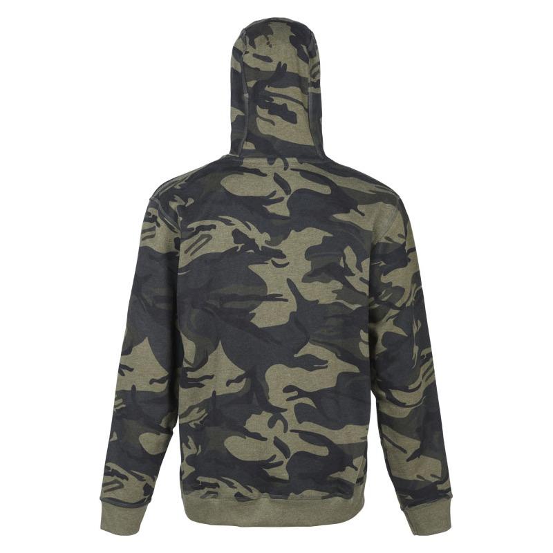 Sweat zippe a capuche percussion wild boar republic camo