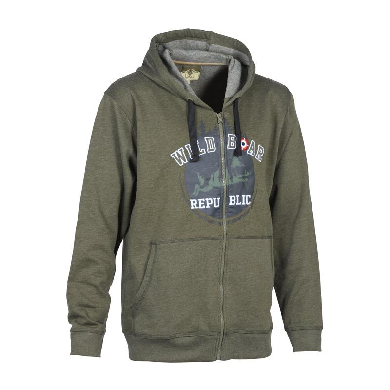 Sweat zippe wild boar republic 1