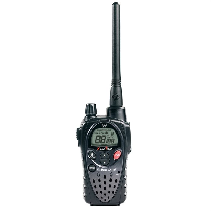 Talkie walkie midland g9 bi band double ptt