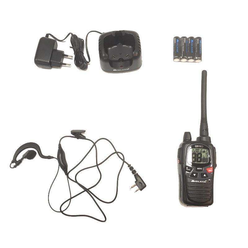 Talkie-walkie + oreillette G9 PRO - Midland