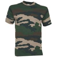 Tee shirt enfant percussion camo en coton 165 grammes au m2