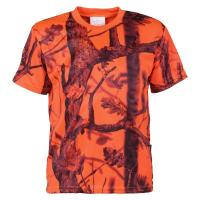 Tee shirt enfant percussion ghostcamo orange