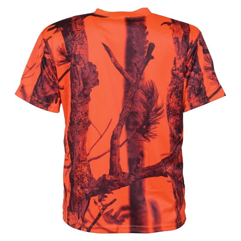 Tee shirt enfant percussion ghostcamo orange1