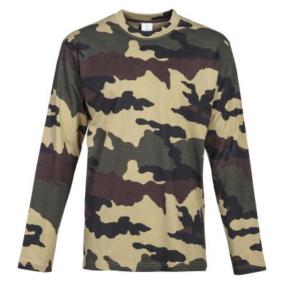 Tee shirt manches longues percussion camo ce militaire 1