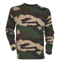 Tee shirt manches longues percussion camo ce militaire