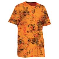 Tee shirt verney carron tee snake camo snake blaze orange