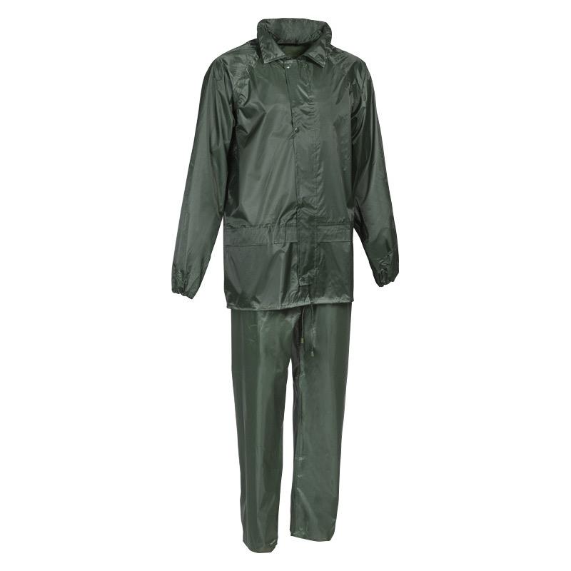 Tenue de chasse complete spe cial pluie kaki percusion 1