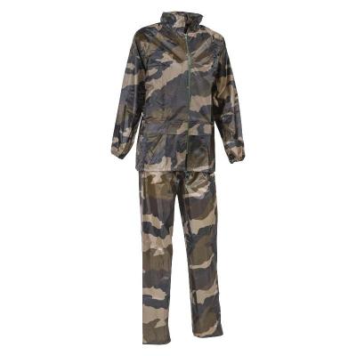 Tenue de pluie chasse percussion enfant camo