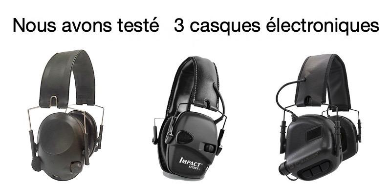 Teste de casque antibruit e lectronique