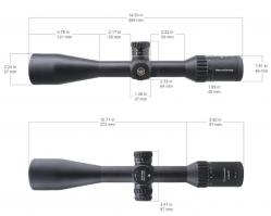 Vector continental x6 4 24x50 tactical riflescope ari dimensions