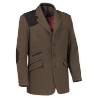 Veste chasse tweed 100 laine club interchasse swann marron