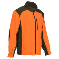 Veste de chasse en polaire orange percussion anti bouloches