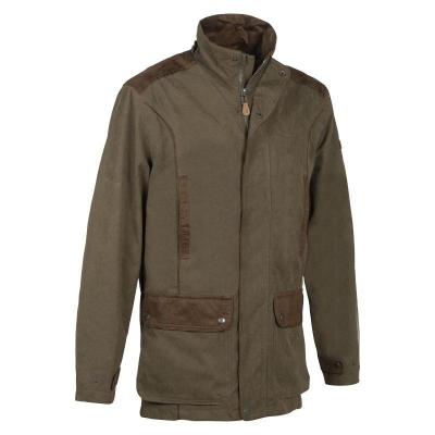 Veste de chasse pluie avec capuche percussion marly kaki