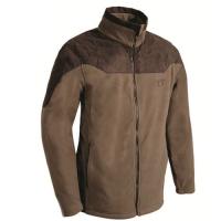 Veste de chasse polaire marron club interchasse salomon