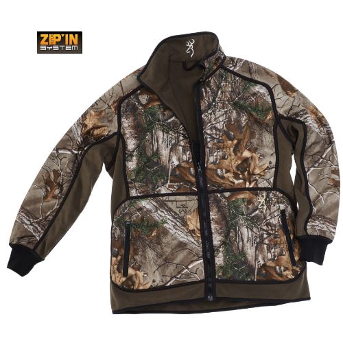 Veste polaire browning powerfleece re versible xtra vert