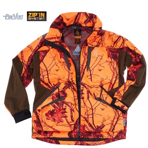Veste xpo light zippin blaze orange browning chasse chasseur