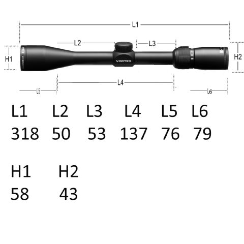 Vortex diamondback 3 5 10x50 rifle scope dead hold bdc recticle moa full 42232943 7 36743 852