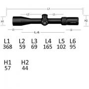 Vortex diamondback tactical 6 24x50 ffp dimensions