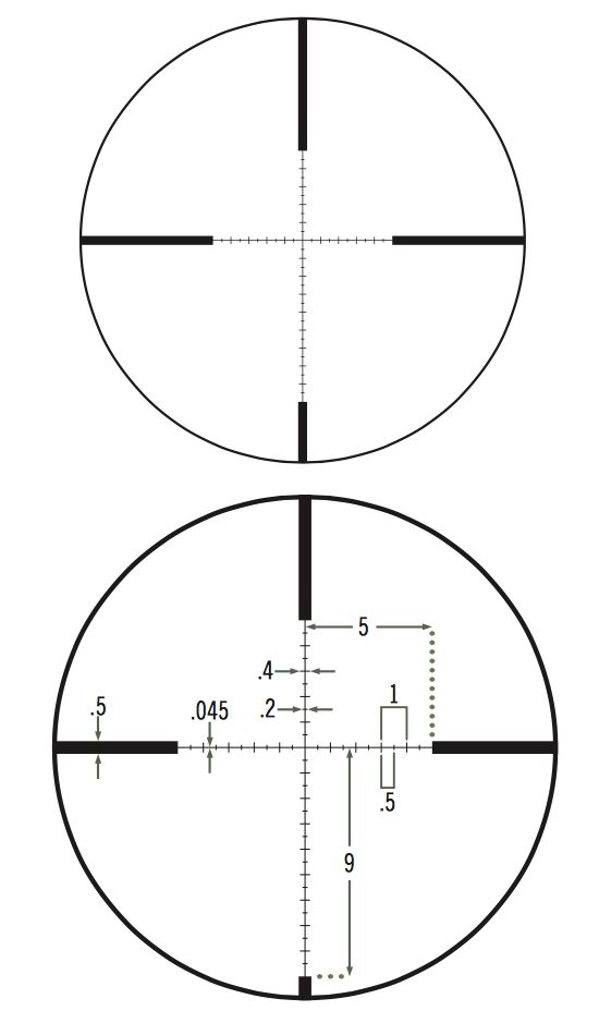 Vortex optic reticule vmr1 mrad