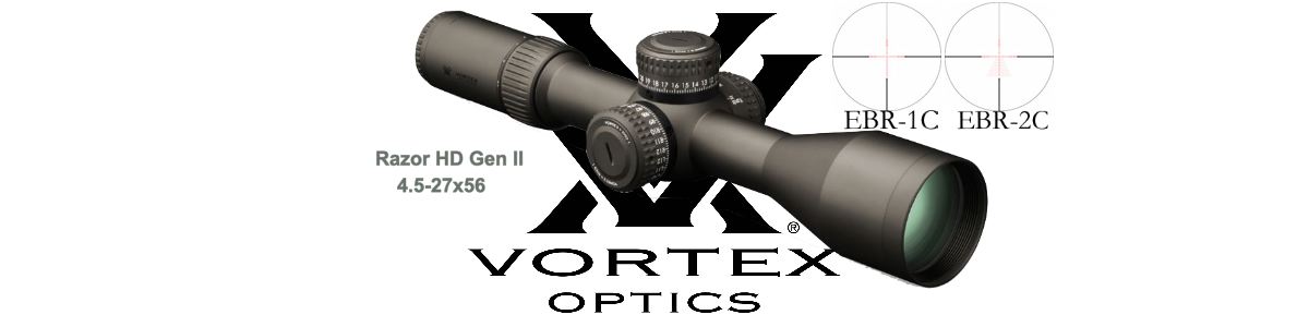 Vortex razor 4 5 27x56 ebr1c ebr2c mrad moa