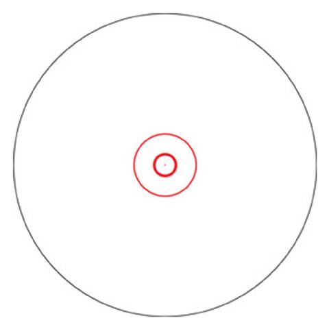 Vortex red dot rifle scope spitfire 1x ar