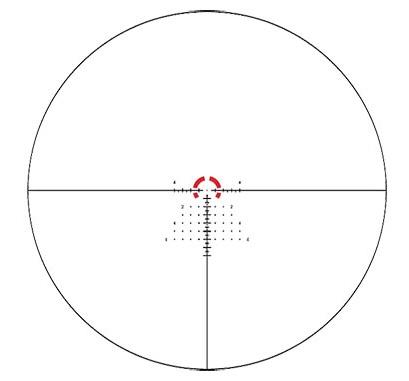 Vortex strike eagle 1 10x24 reticule ebr 8 bdc lumineux