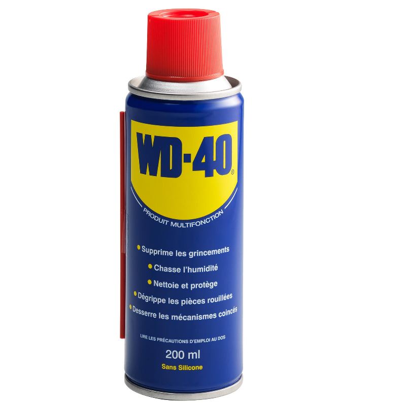 Wd40 200 ml en spray ae rosol bombe d huile pour tout usages