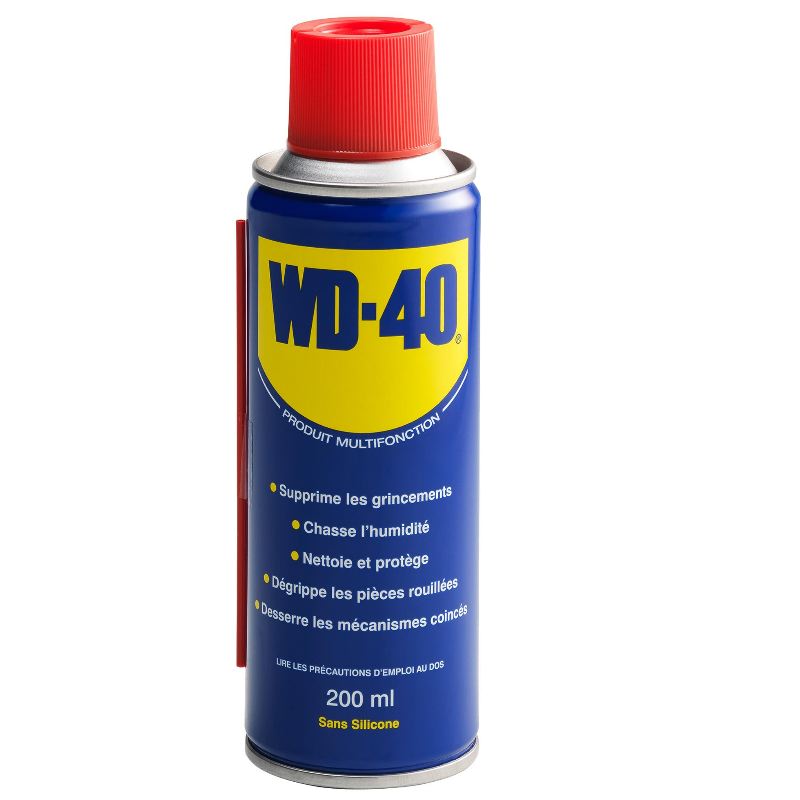 Wd40 200 ml en spray ae rosol bombe d huile pour tout usages